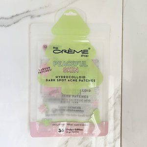 NEW Set of 3, The Creme Shop Peaceful Skin Hydrocolloid Dark Spot Acne Patches
